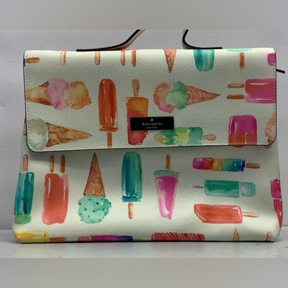 Kate Spade Ice Cream Travel Cosmetic Toiletry Case - Picture 1 of 9